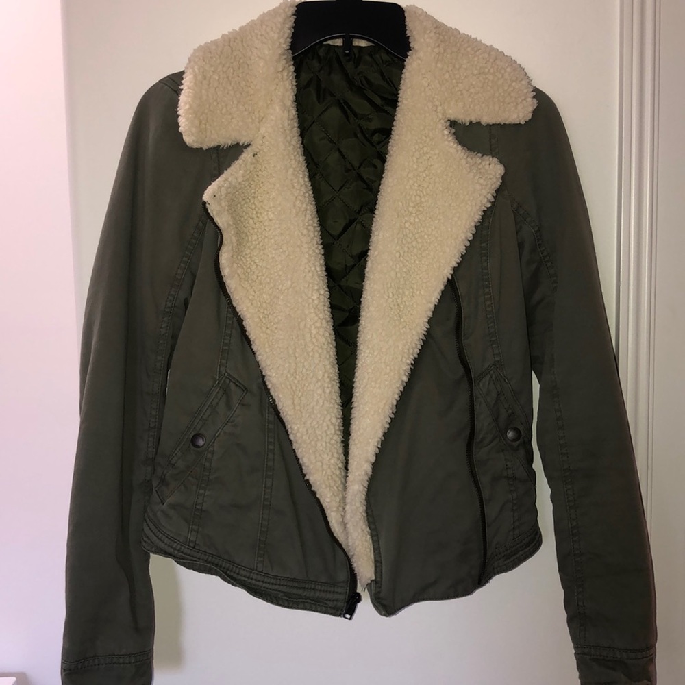 Sherpa lined jacket